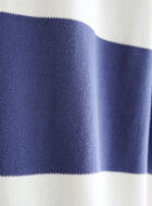 Polo en coton piqué à rayure rugby