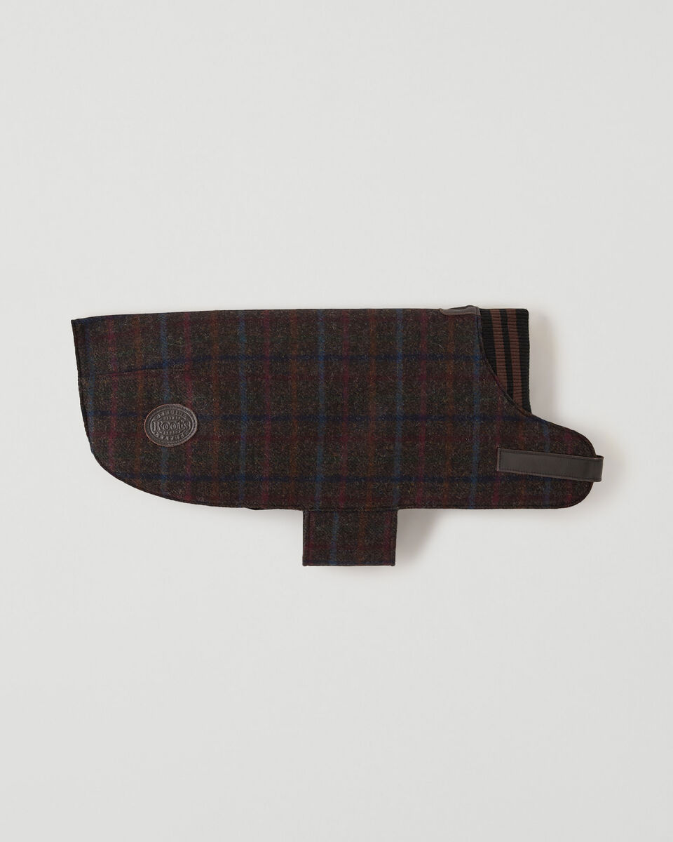 S Moon Plaid Dog Jacket