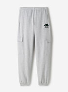 Pantalon cargo molletonn&eacute; en coton biologique Cooper