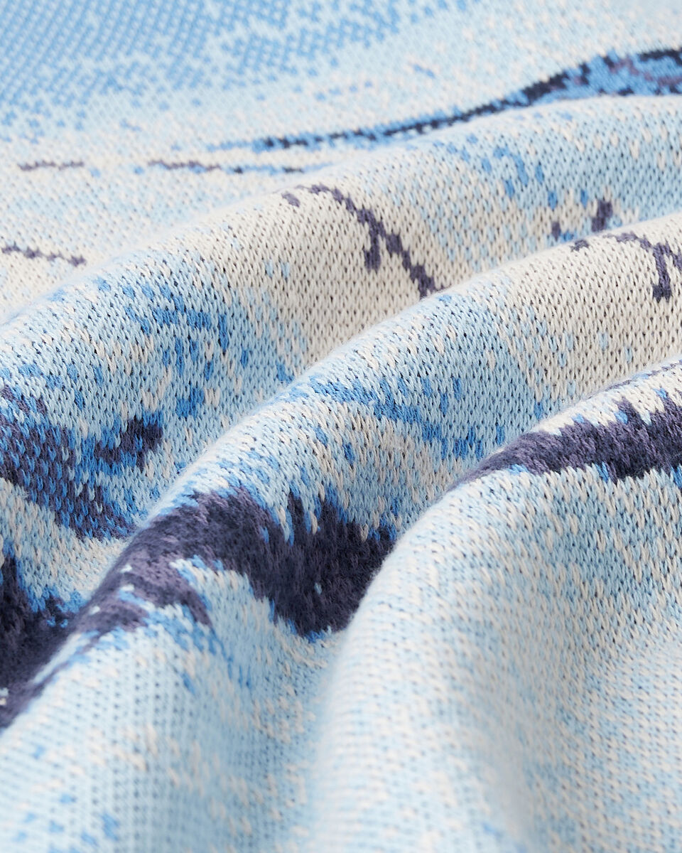 Landscape Intarsia Cardigan