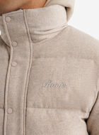 Roots Down Puffer Wool Jacket
