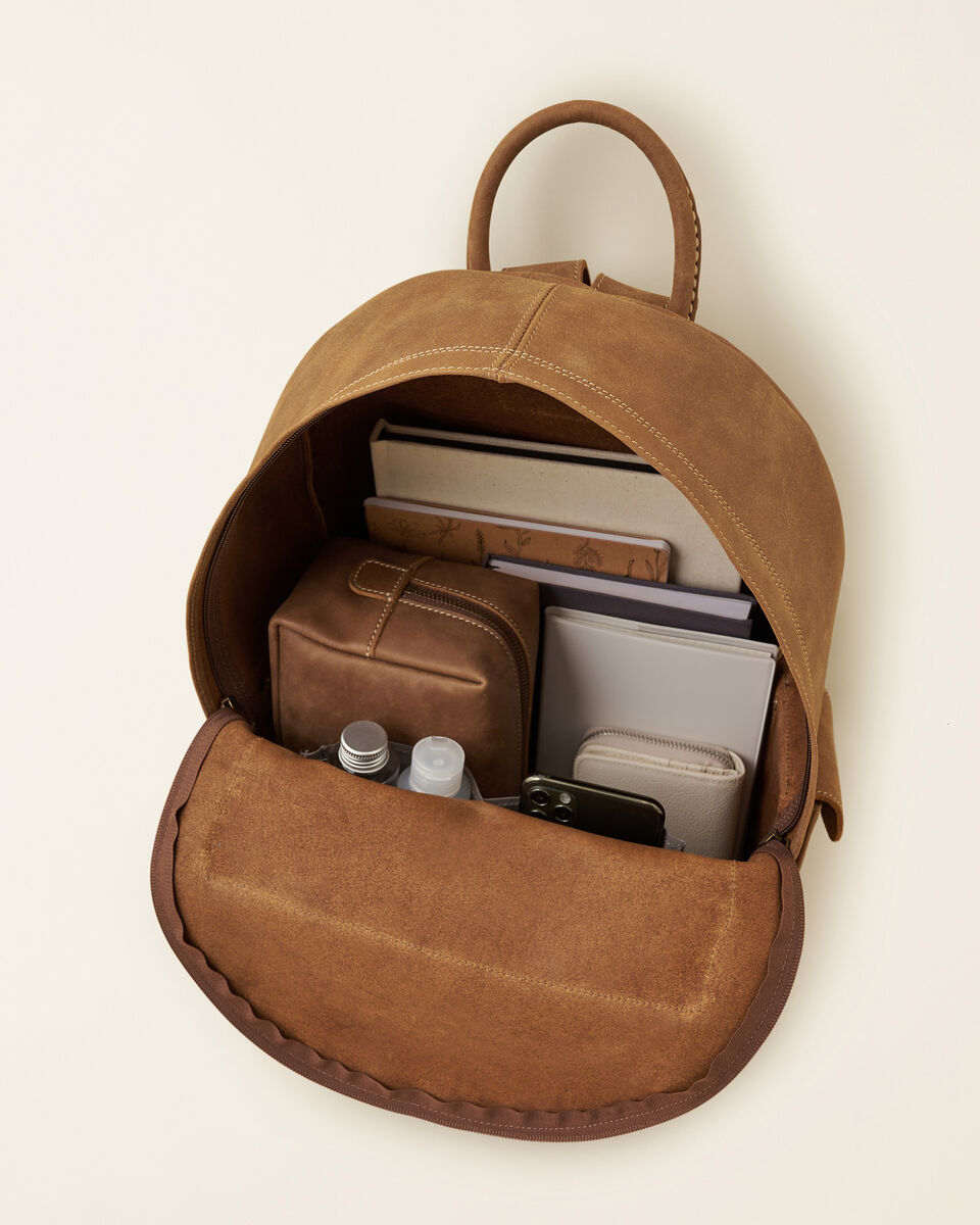 Sac à dos pour étudiant Beaver Canoe en cuir Tribe