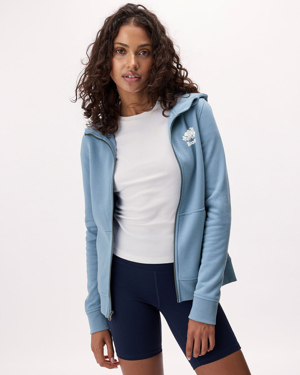 Organic Cooper Slim Full Zip Hoodie