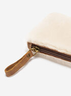Shearling Medium Zip Pouch