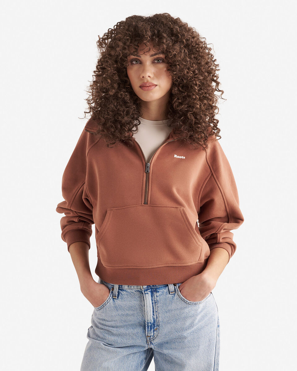 Summer Cloud Half Zip Sweatshirt