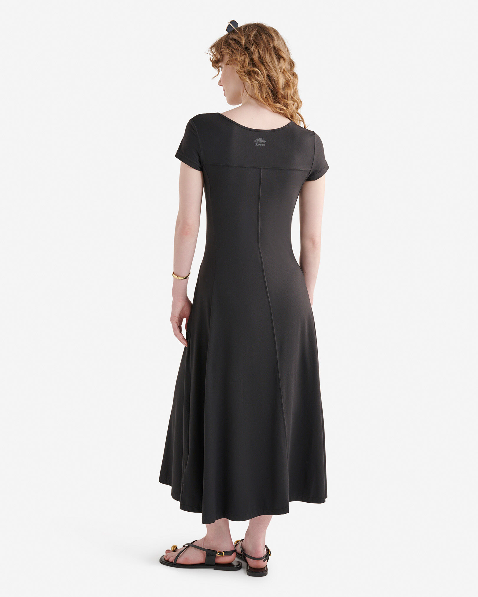 Renew Knit Short Sleeve Midi Dress