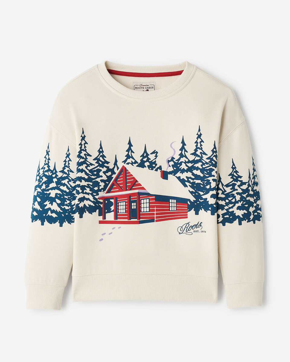 Kids Cabin Landscape Crew Sweatshirt
