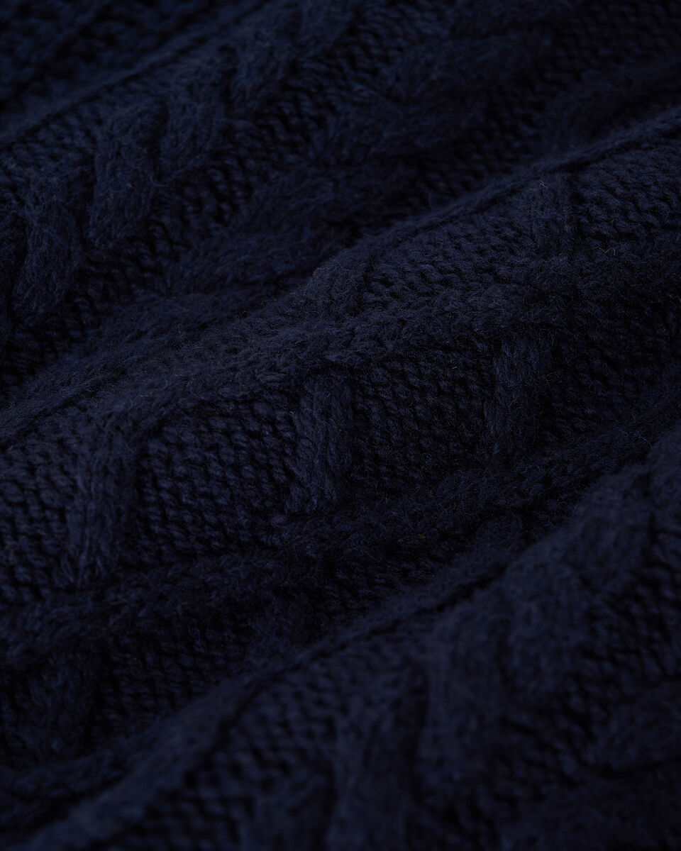 Lodge Cabled Crew Sweater