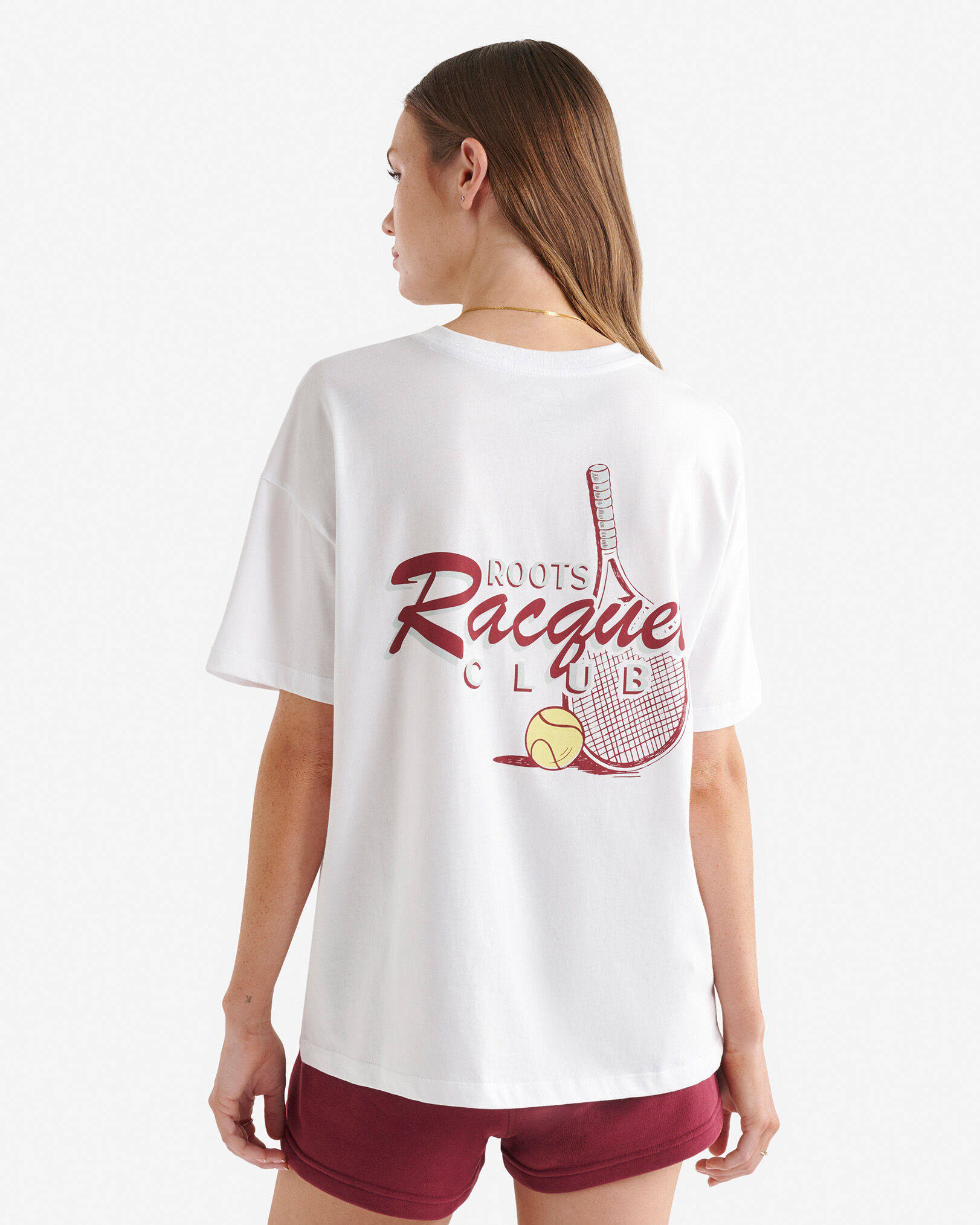 Womens Roots Racquet Club T-Shirt