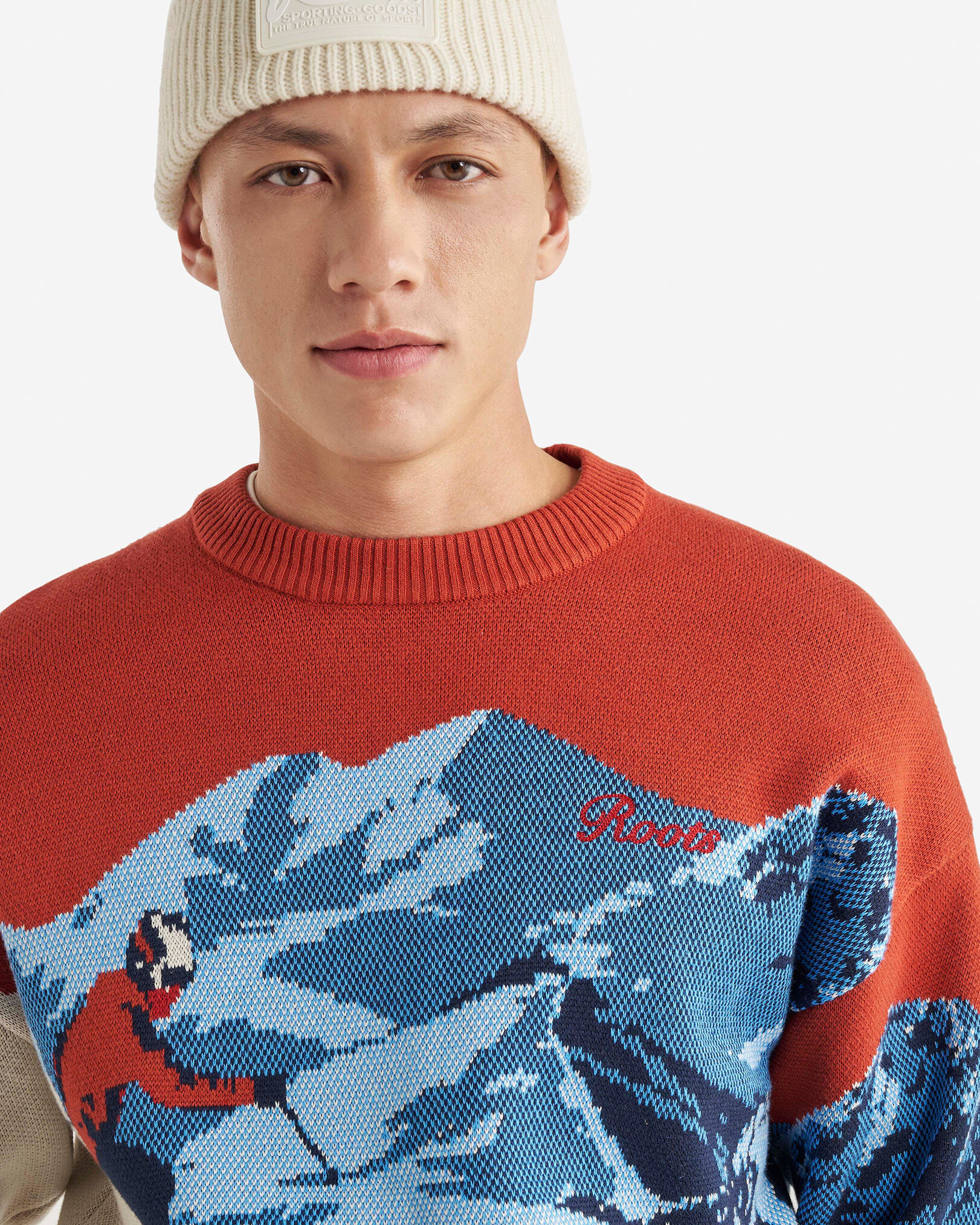 Landscape Intarsia Sweater | Roots