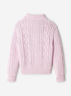 Cable Knit Quarter Zip Sweater