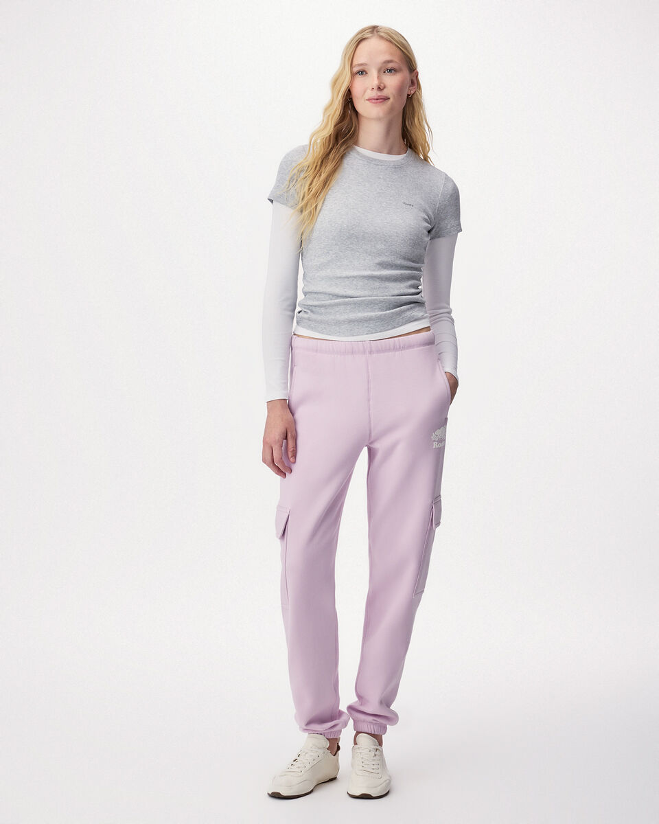 Pantalon cargo molletonn&eacute; en coton biologique Cooper