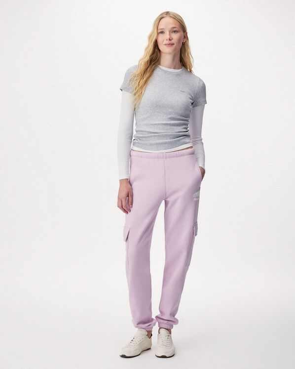 Pantalon cargo molletonn&eacute; en coton biologique Cooper