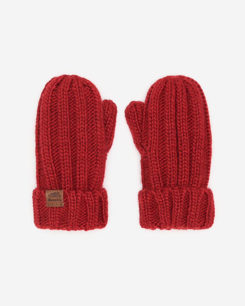 Kids Rib Knit Mitten