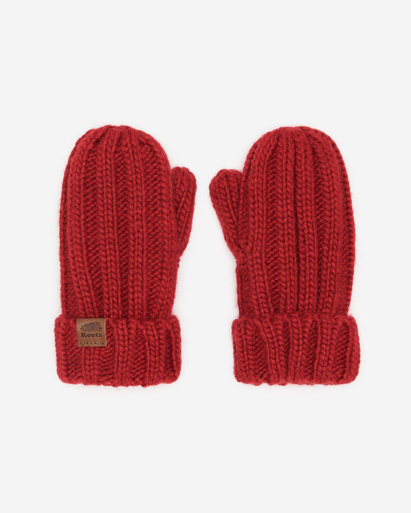 Kids Rib Knit Mitten
