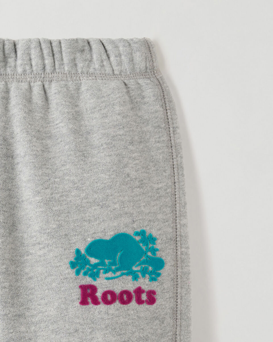 Pantalon original en molleton de coton bio Roots pour tout-petits