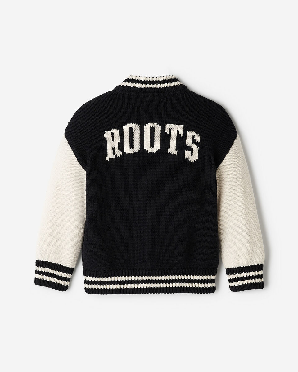 Toddler Roots Knit Varsity Jacket