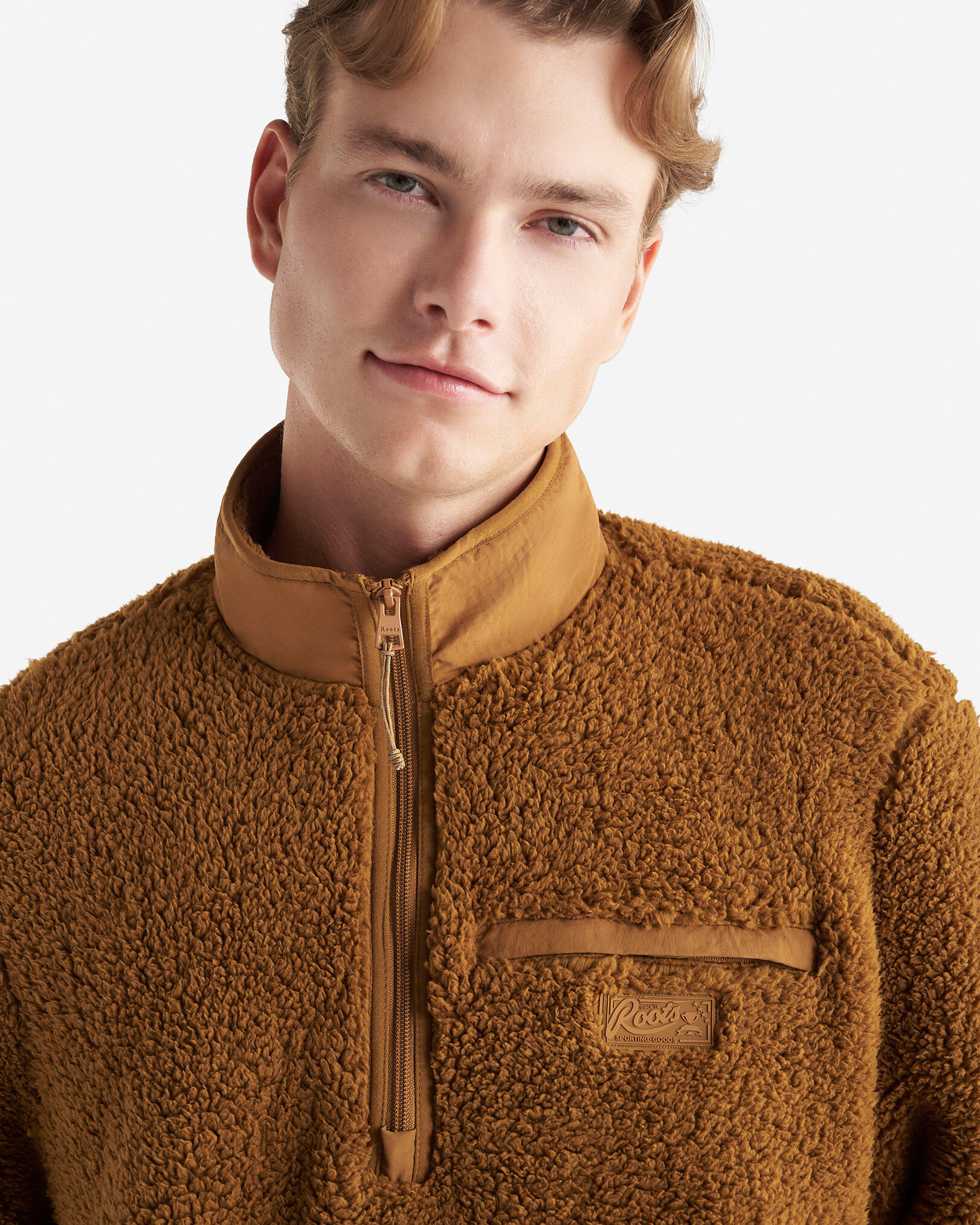 Creekside Shearling Half Zip Stein