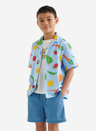 Kids Garden Print Camp Shirt