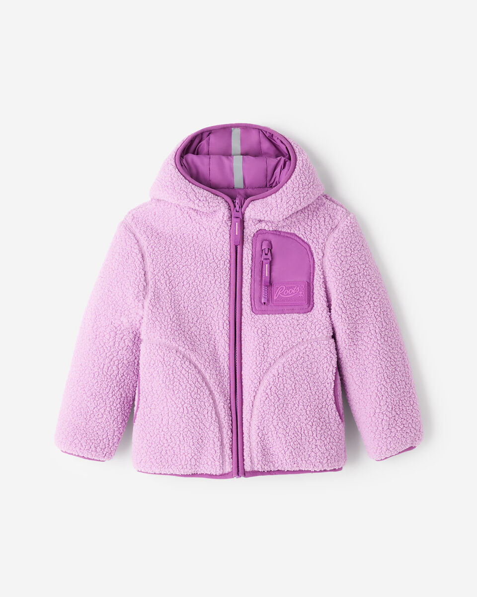 Blouson en mouton réversible pour tout-petits