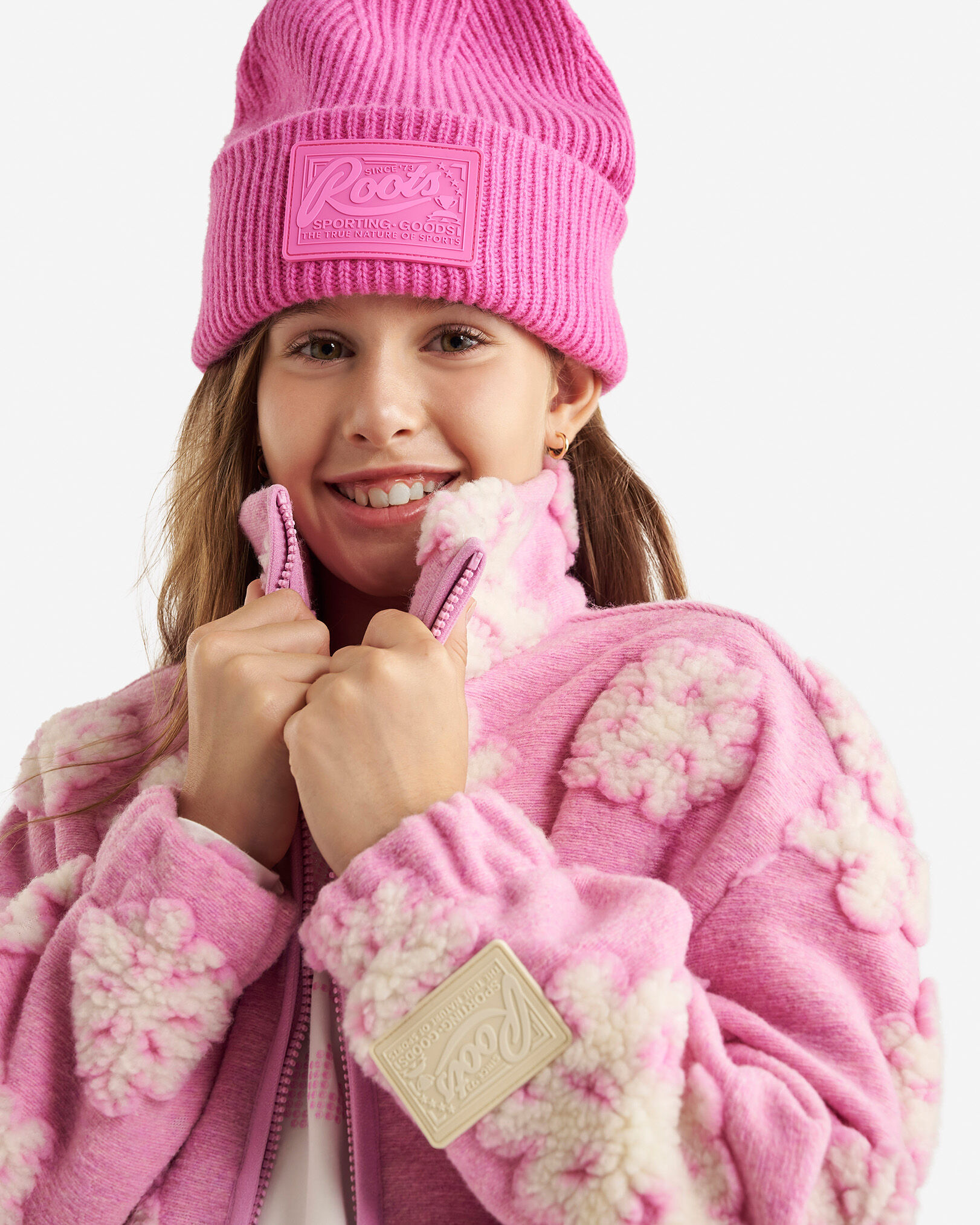 Blouson en molleton style mouton Creekside pour enfants