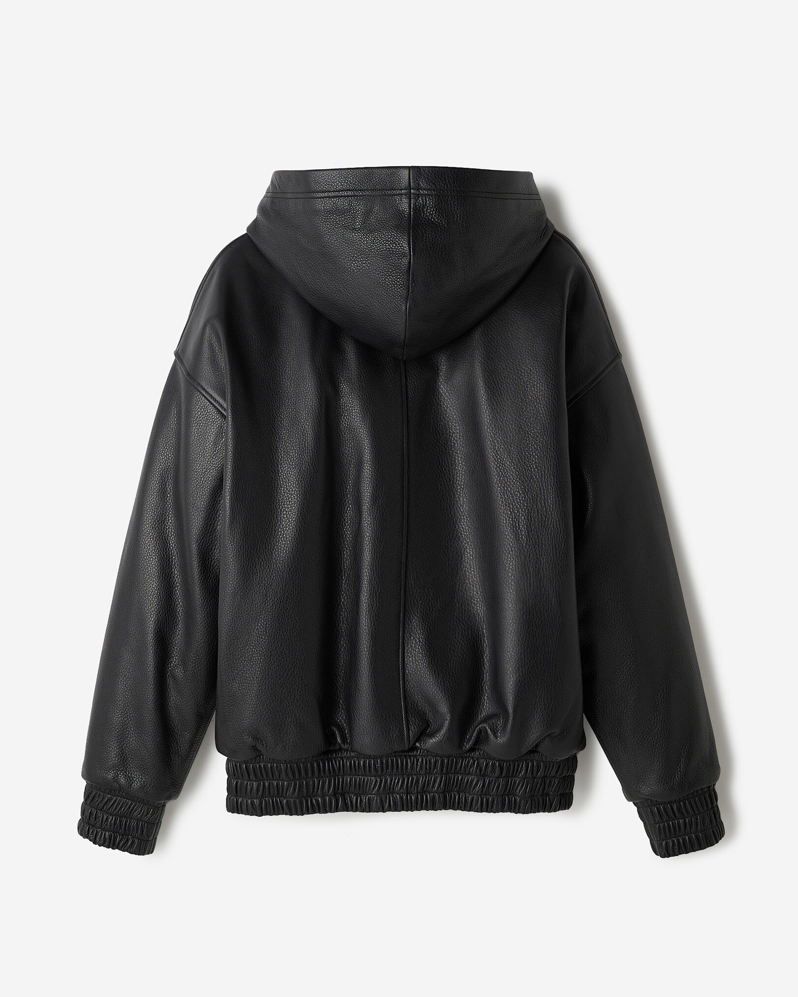 Leather Hoodie