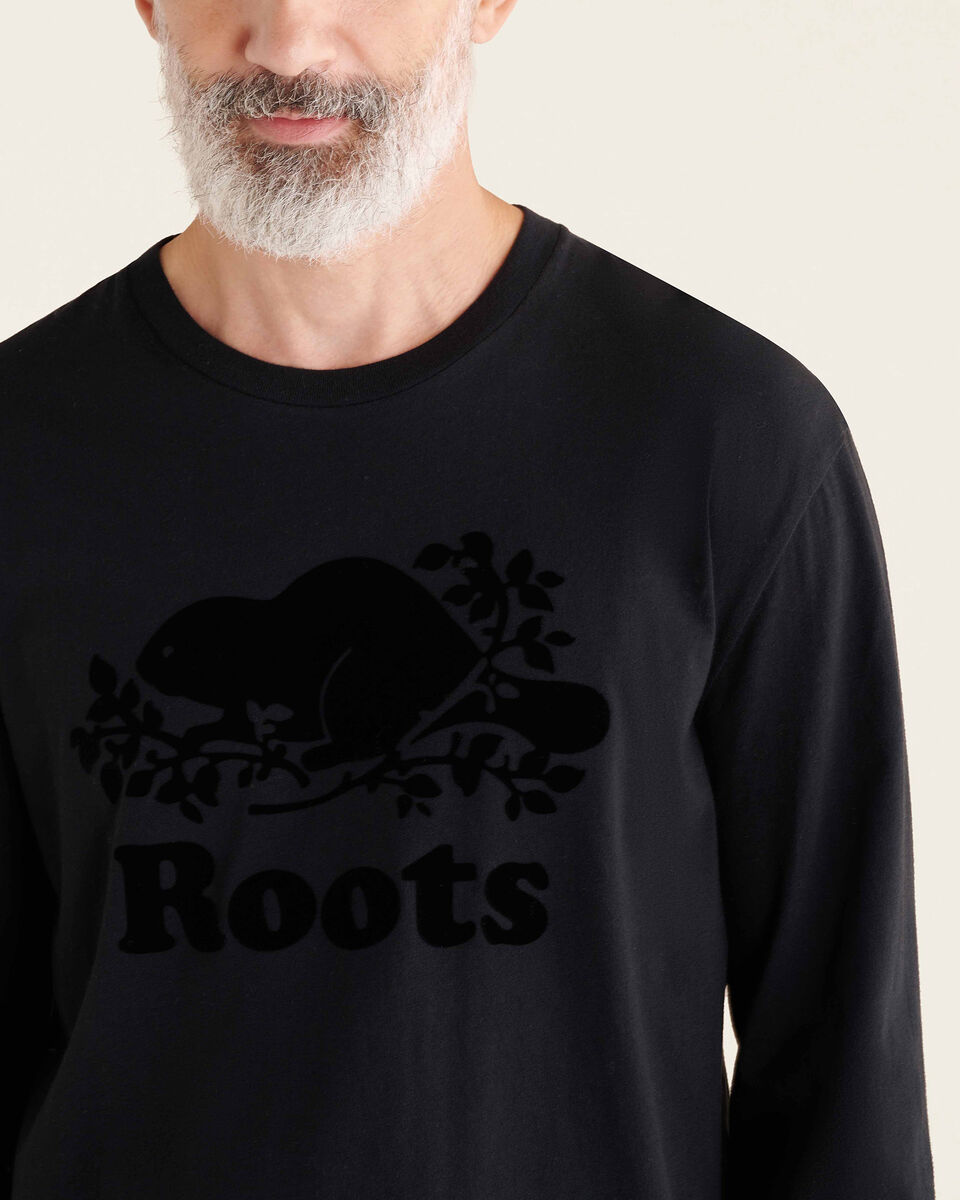 Mens Organic Cooper Beaver Long Sleeve T-Shirt