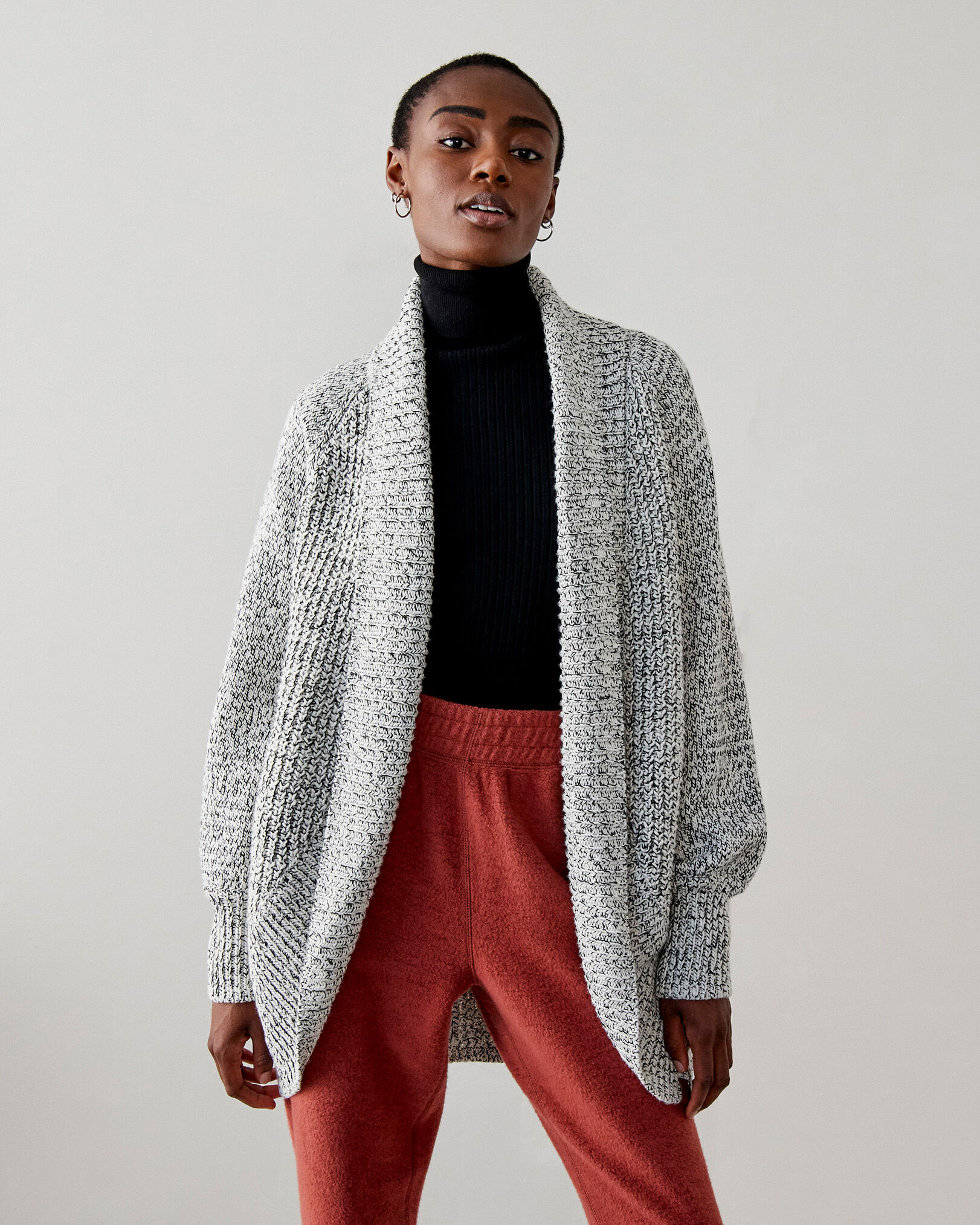 Roots snowy fox cardigan outlet