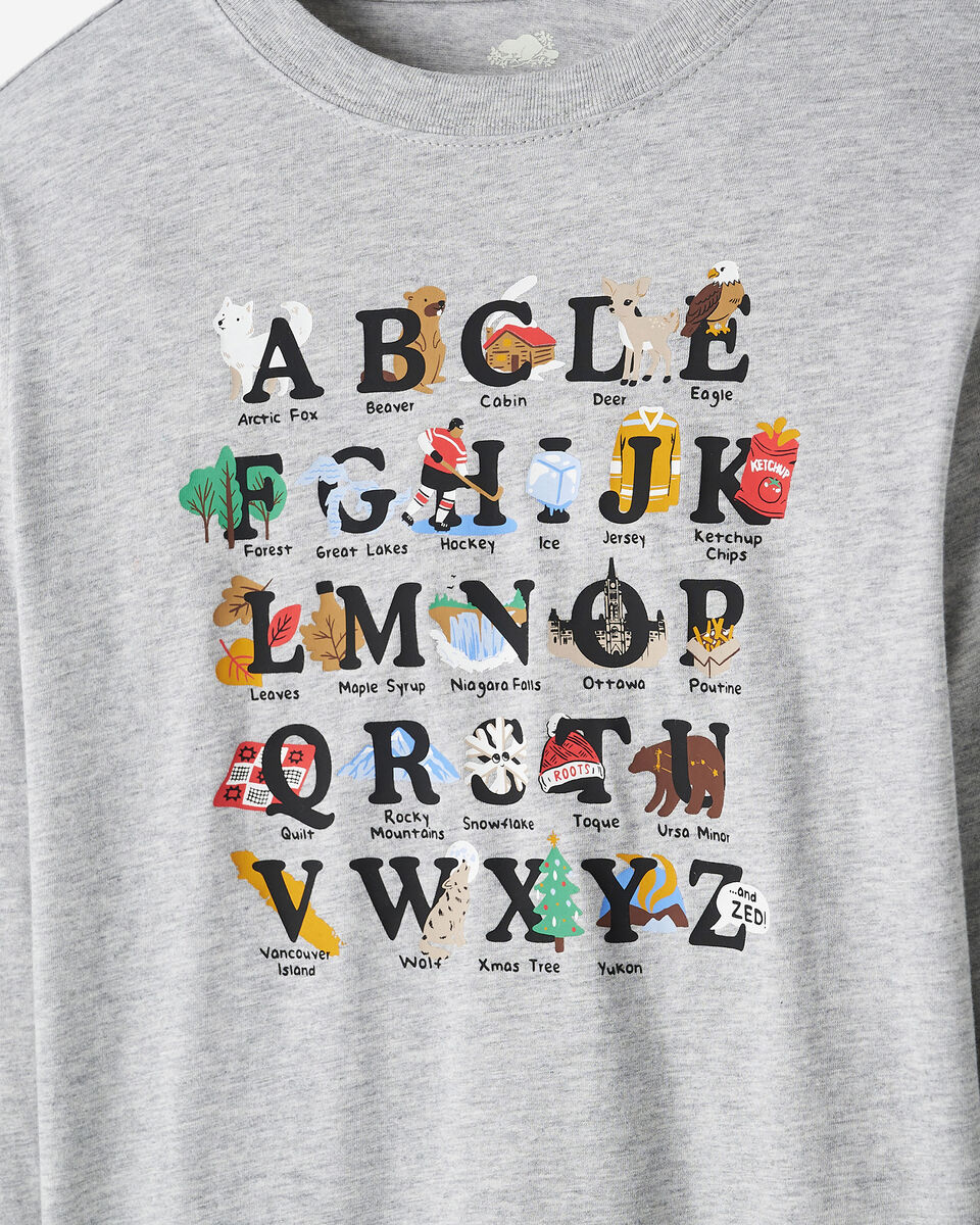 T-shirt ABC du Canada pour enfants