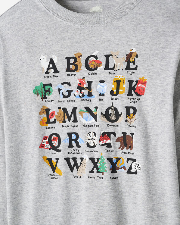 T-shirt ABC du Canada pour enfants