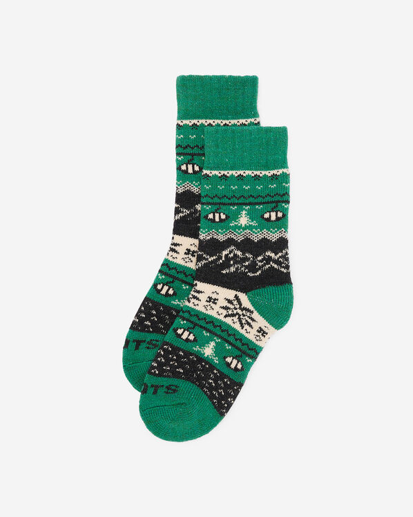 Adult Sayward Fair Isle Slipper Sock