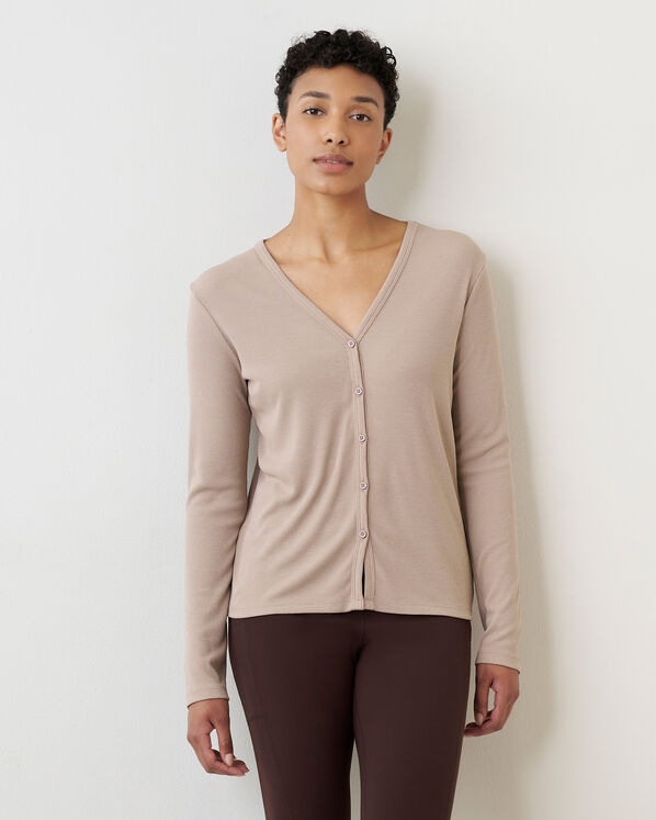 Rib Knit Cardigan