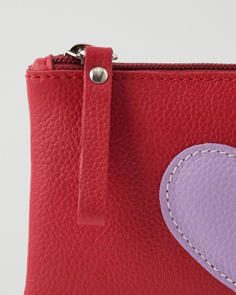 Heart Medium Zip Pouch Cervino