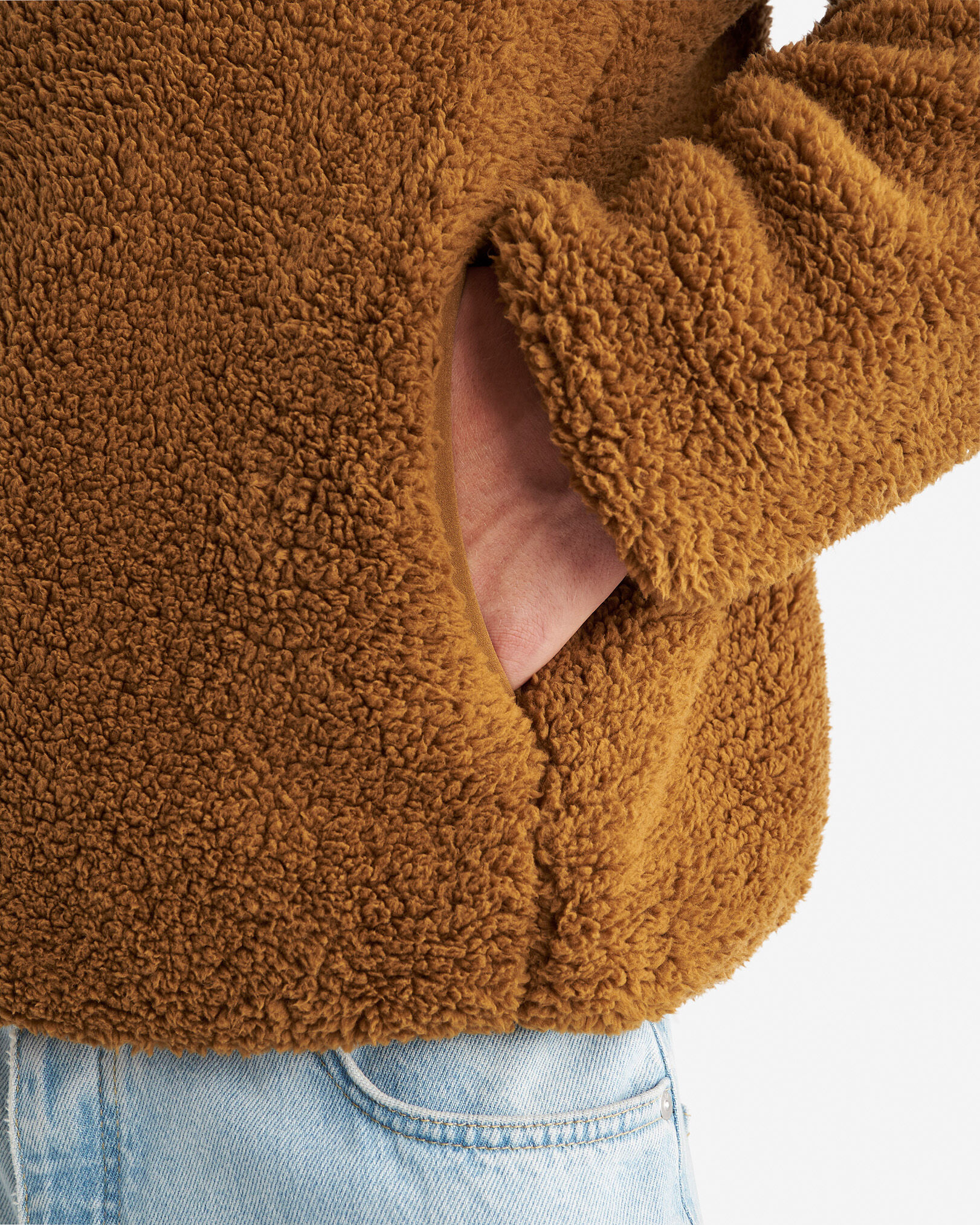 Creekside Shearling Half Zip Stein