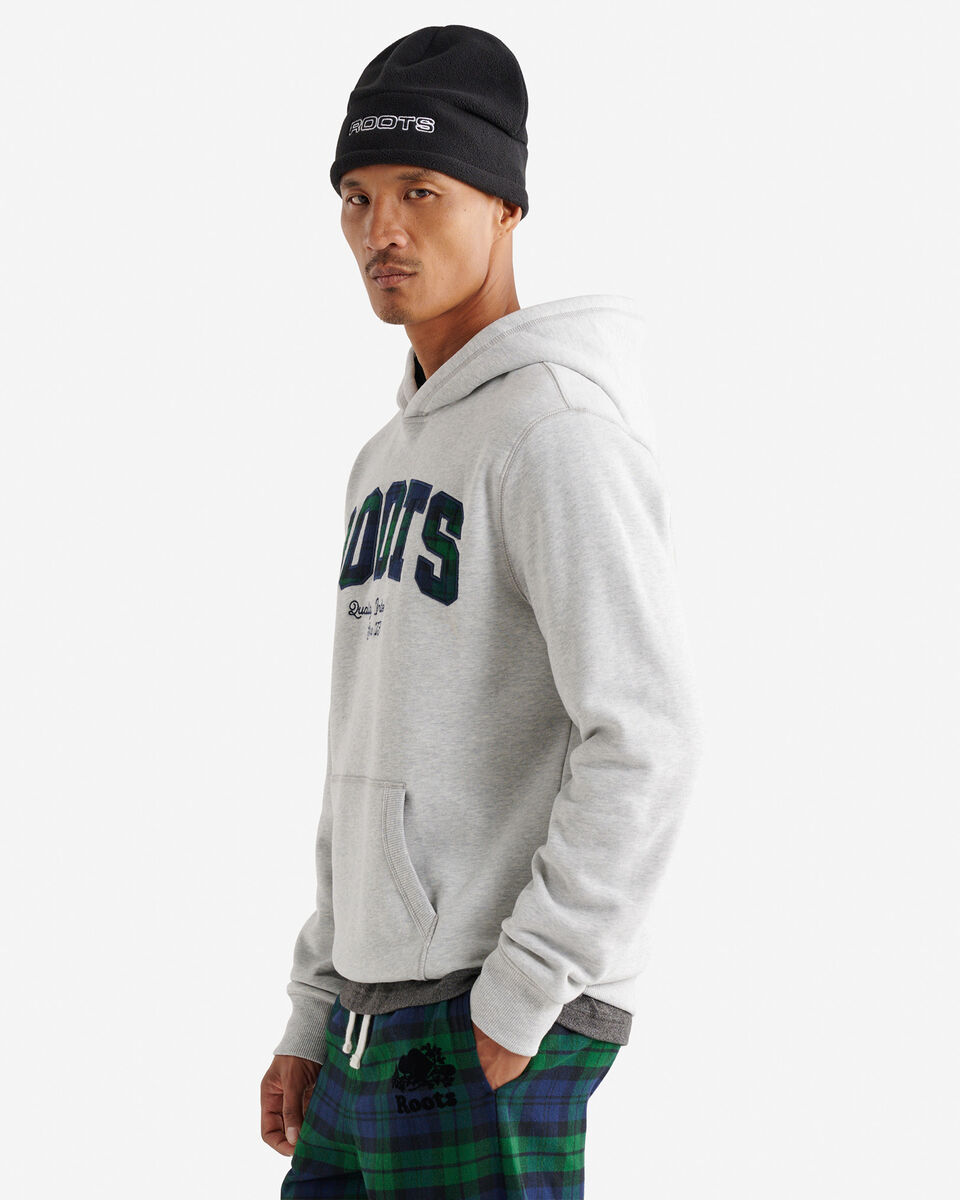 Plaid Applique Hoodie