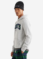 Plaid Applique Hoodie