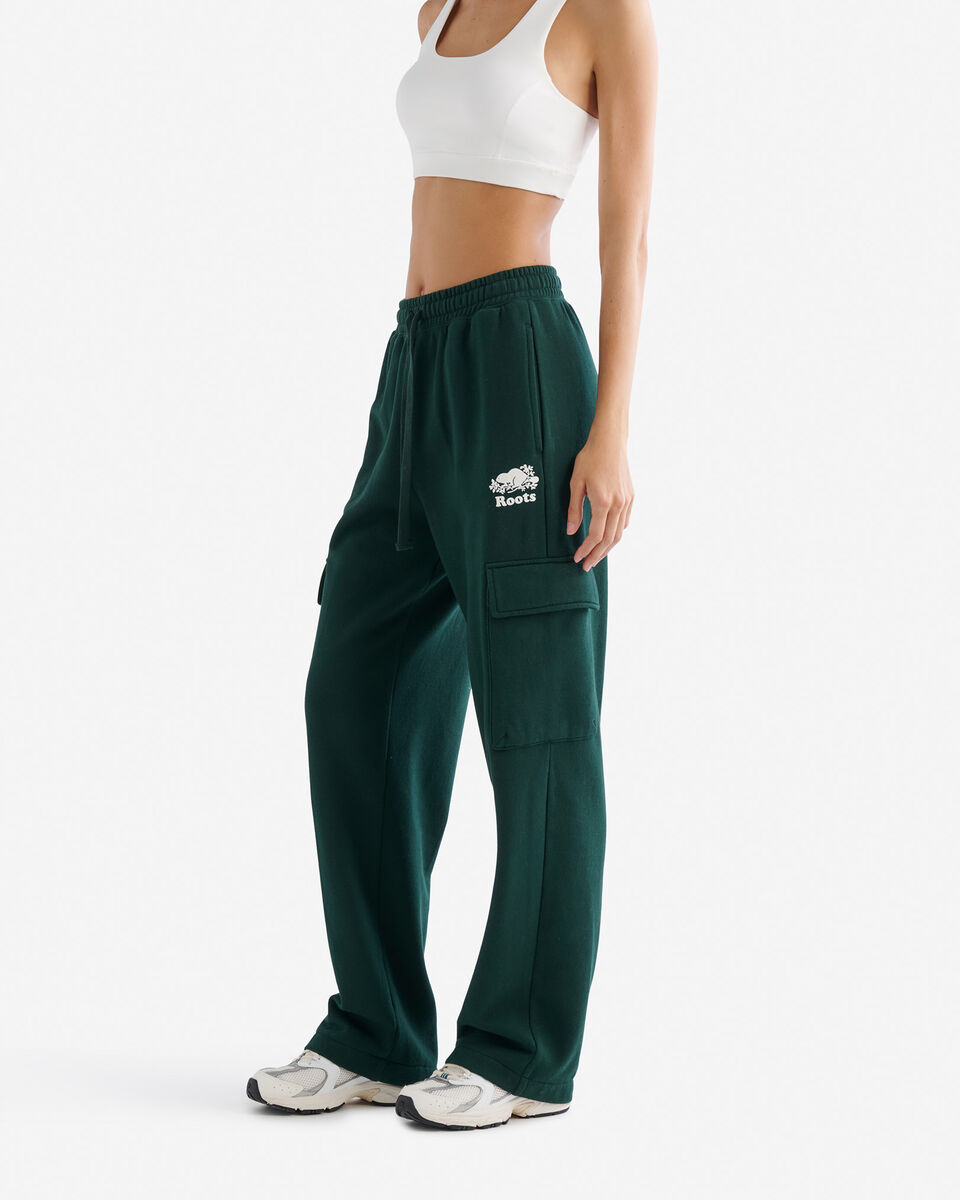 Pantalon cargo Cooper en molleton de coton bio