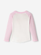 T-shirt style baseball Cooper en coton bio pour tout-petits