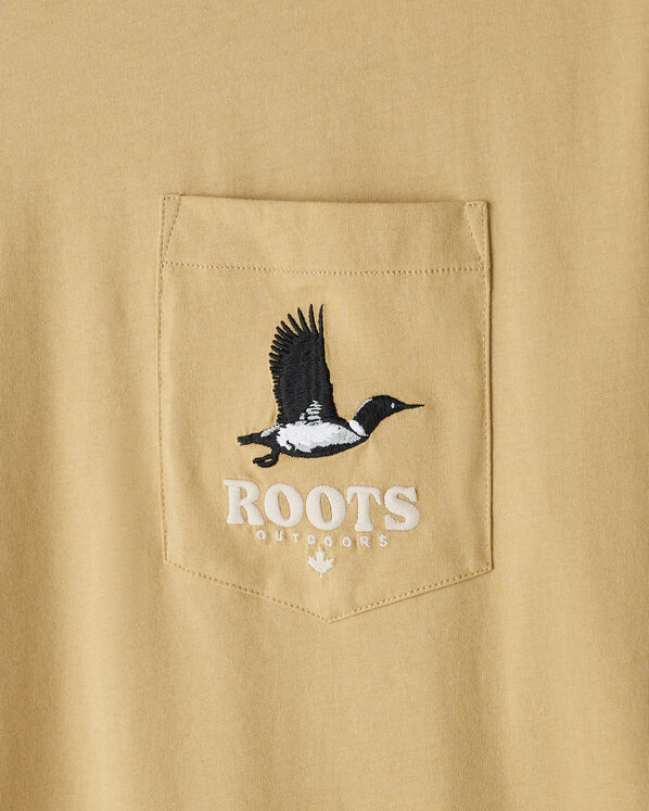 T-shirt décontracté à poche Faune sauvage pour homme