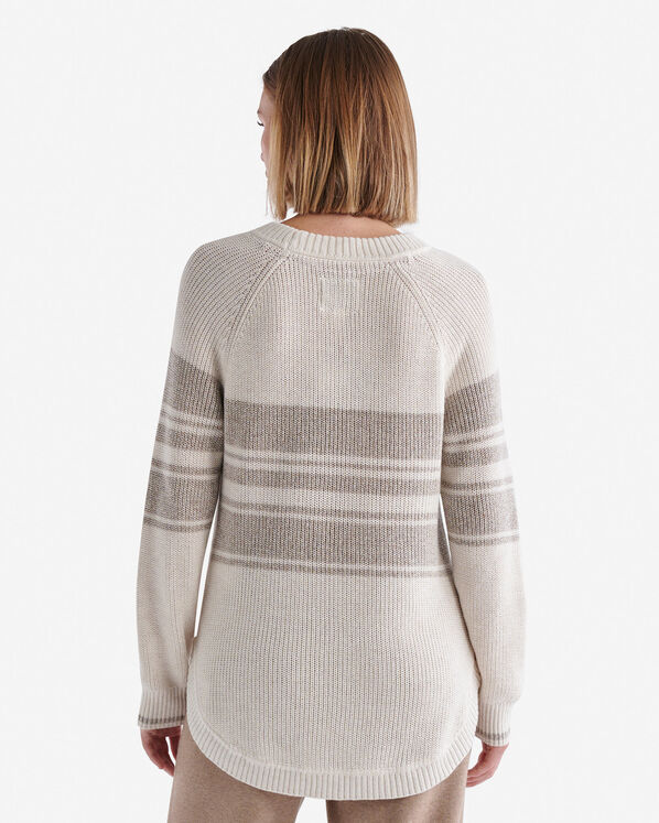 Cabin Stripe Shaker Crew Sweater Cabin Stripe Shaker Crew Sweater
