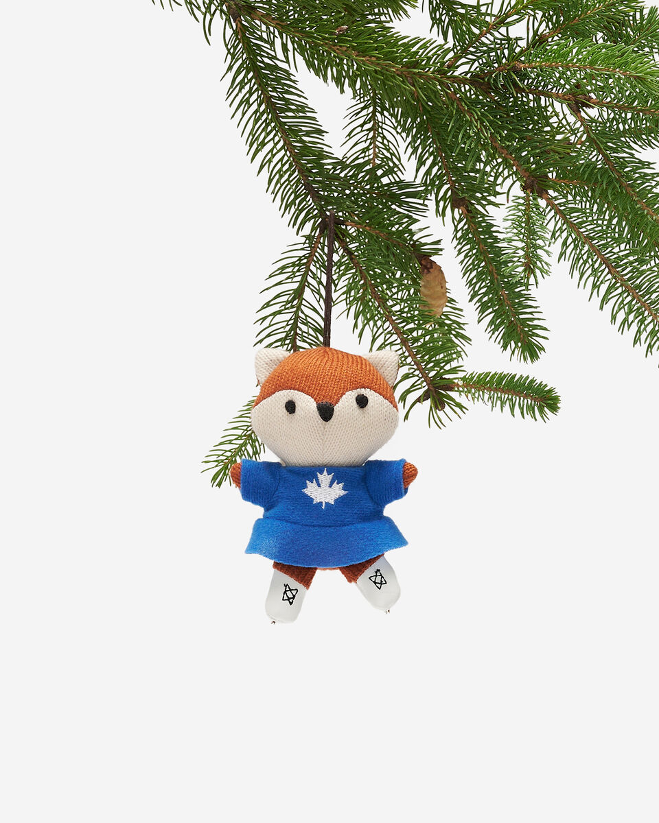 Figure Skating Fox Ornament