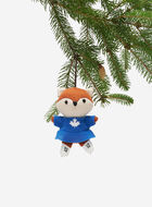 Figure Skating Fox Ornament