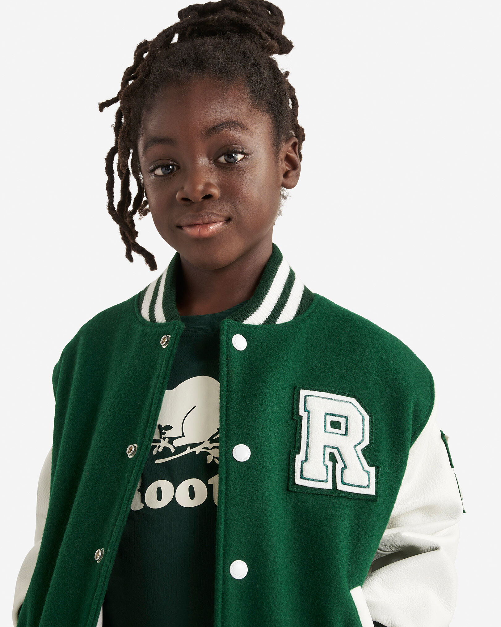 Kids Vintage Varsity Jacket 2.0 | Roots