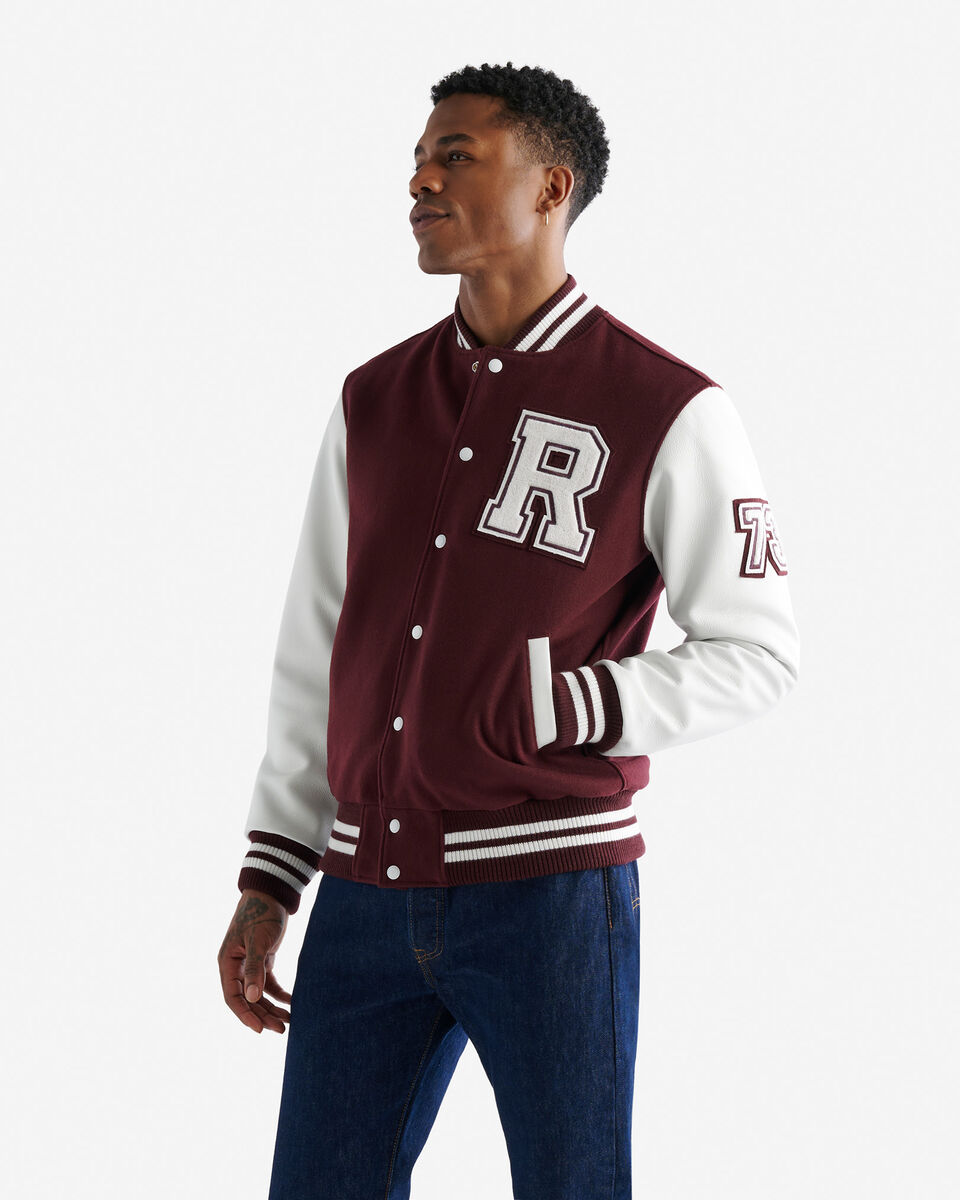 Blouson universitaire rétro pour homme
