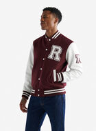 Blouson universitaire rétro pour homme