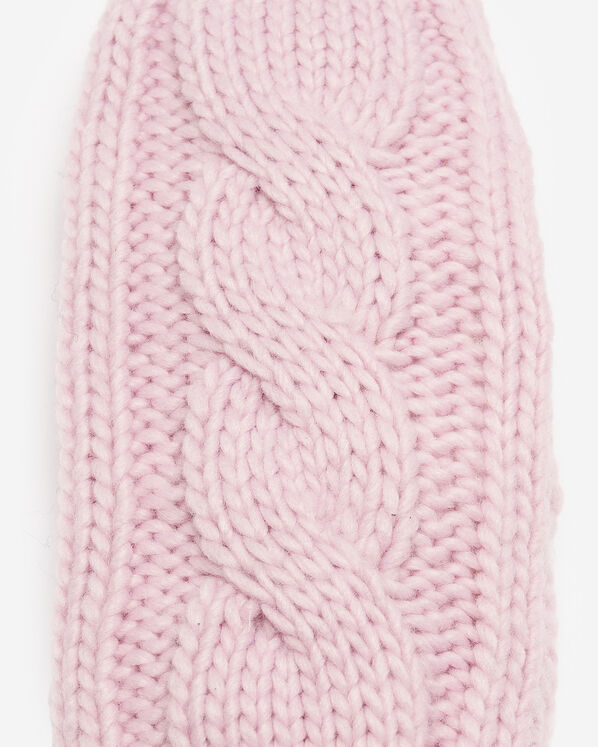 Mitaines en tricot torsad&eacute; Olivia pour adulte