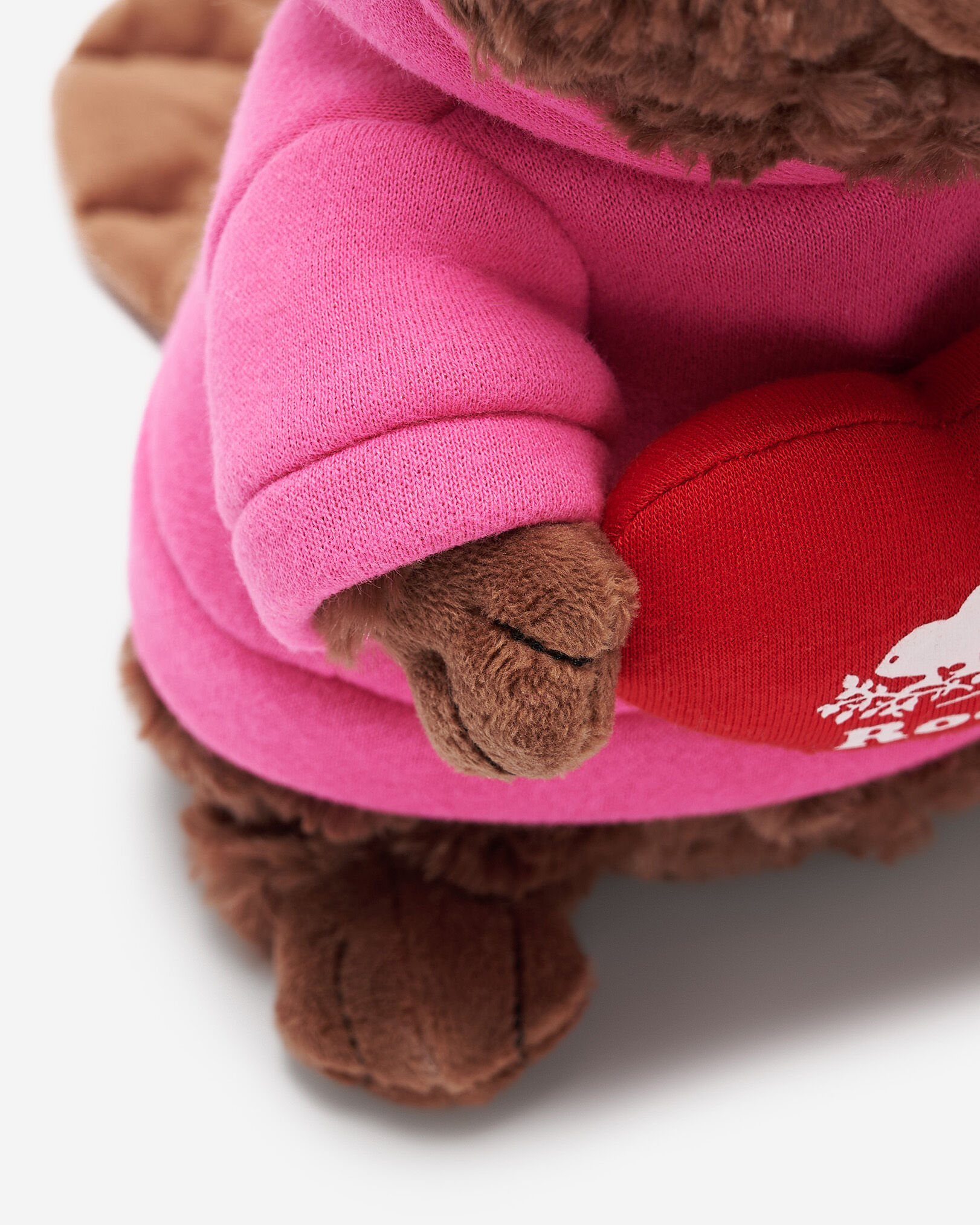 Castor en peluche Amour