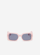 Womens Plastic Rectangle Sunglasses