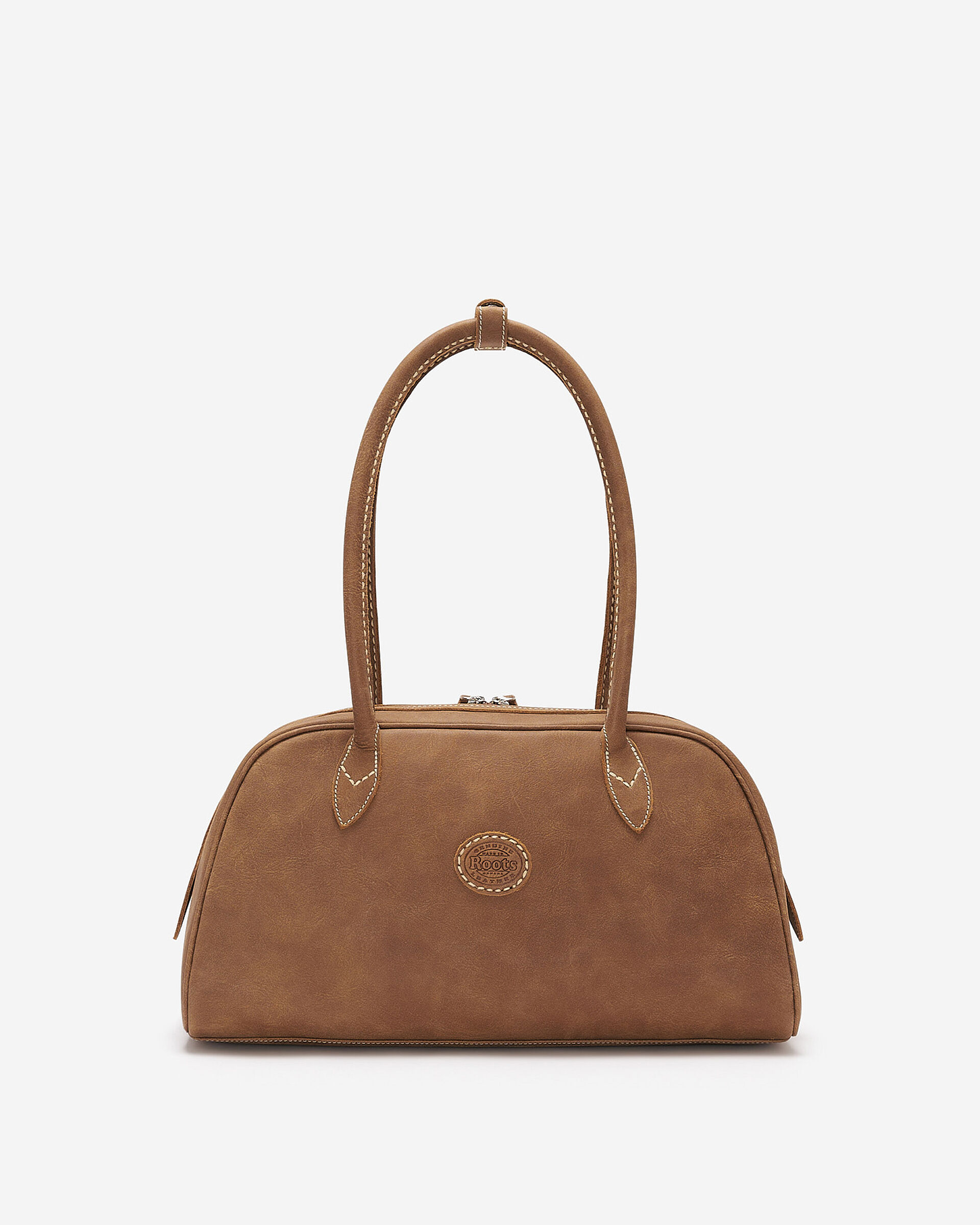 Sac à main style bowling en cuir Tribe