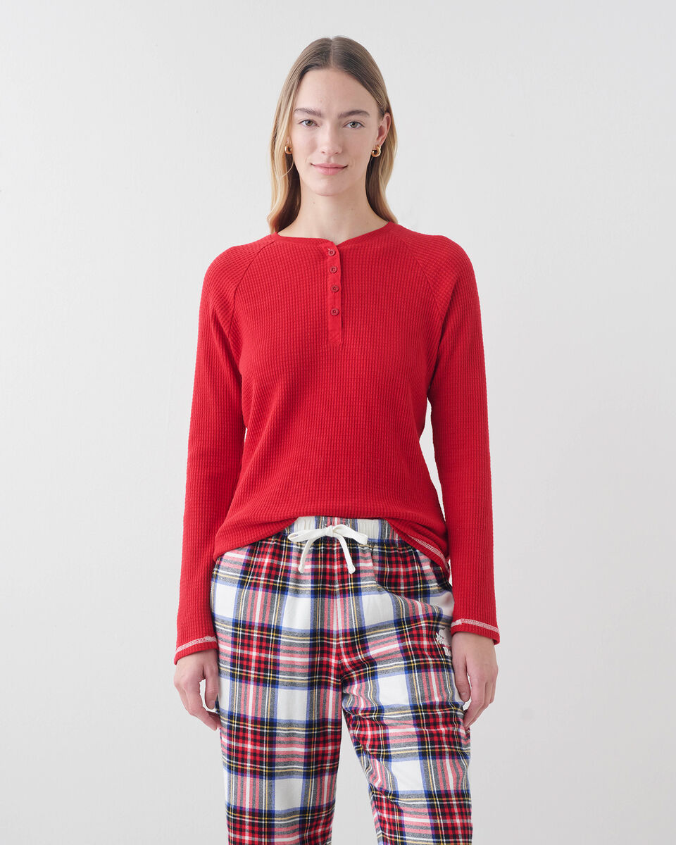 Chandail henley gaufré Cabane
